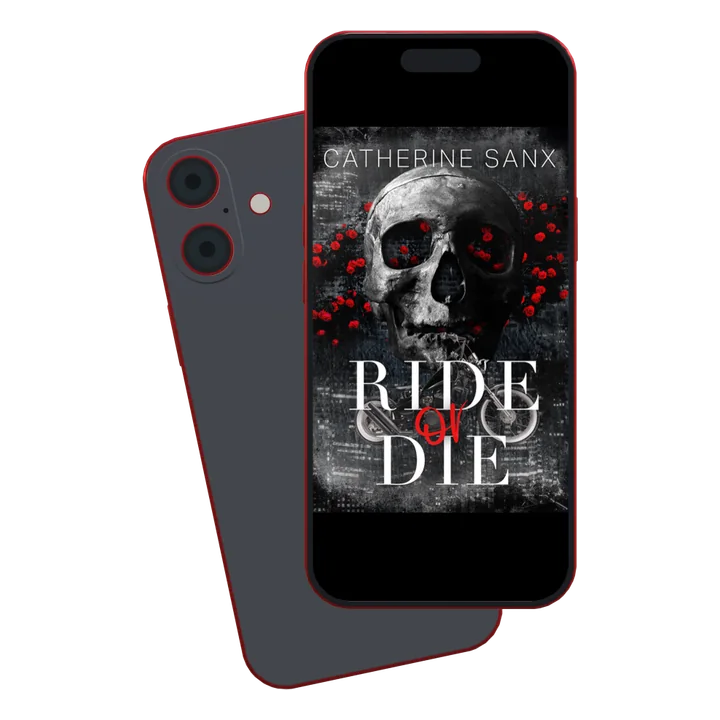 Phone mockup showing the book cover full screen as an ebook